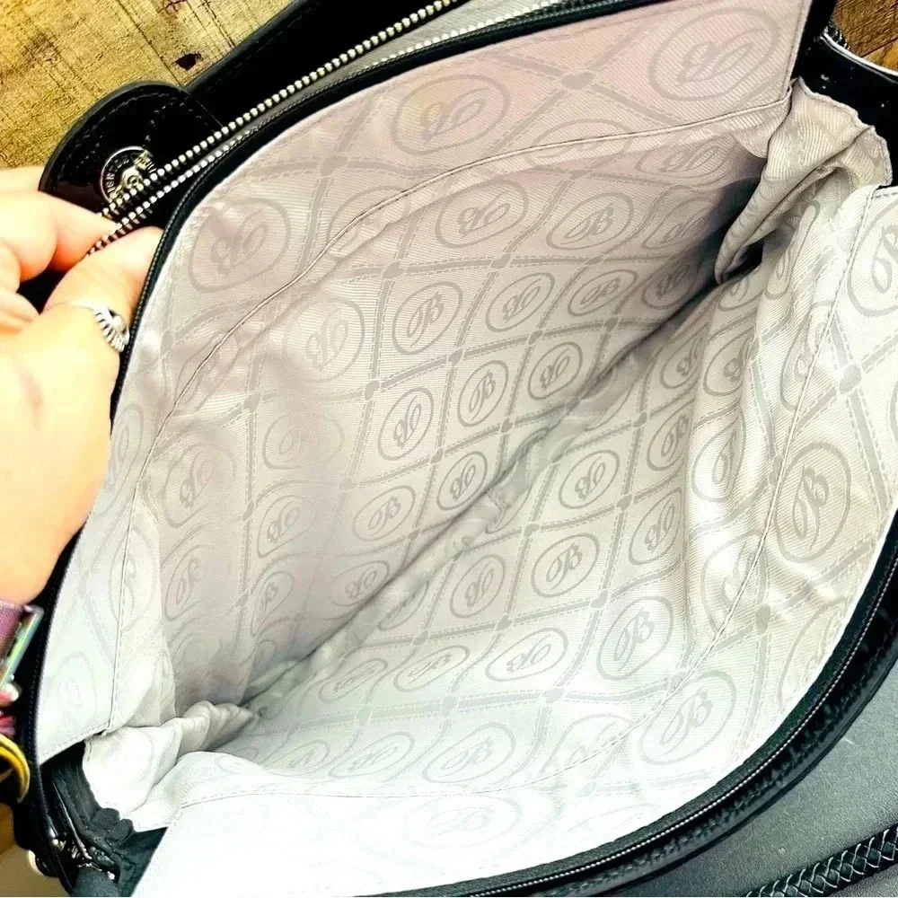 NWOT Brighton Nylon/Leather Maxwell Smart Tote